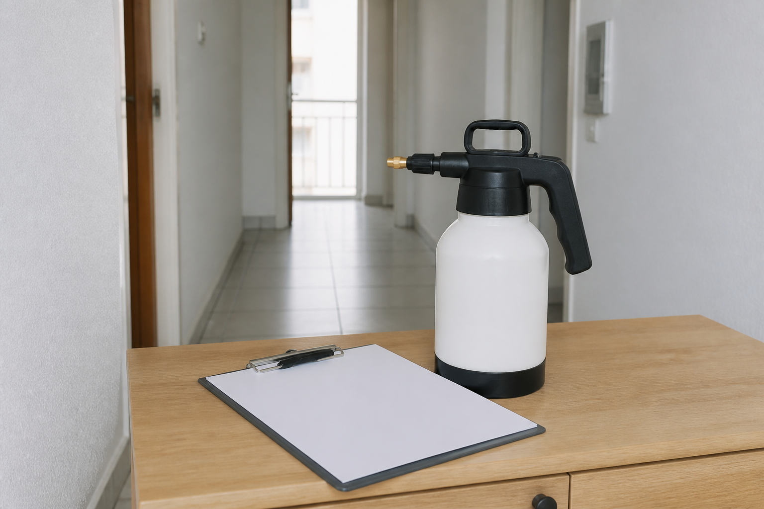 Material für Schädlingsbekämpfung bereitgelegt